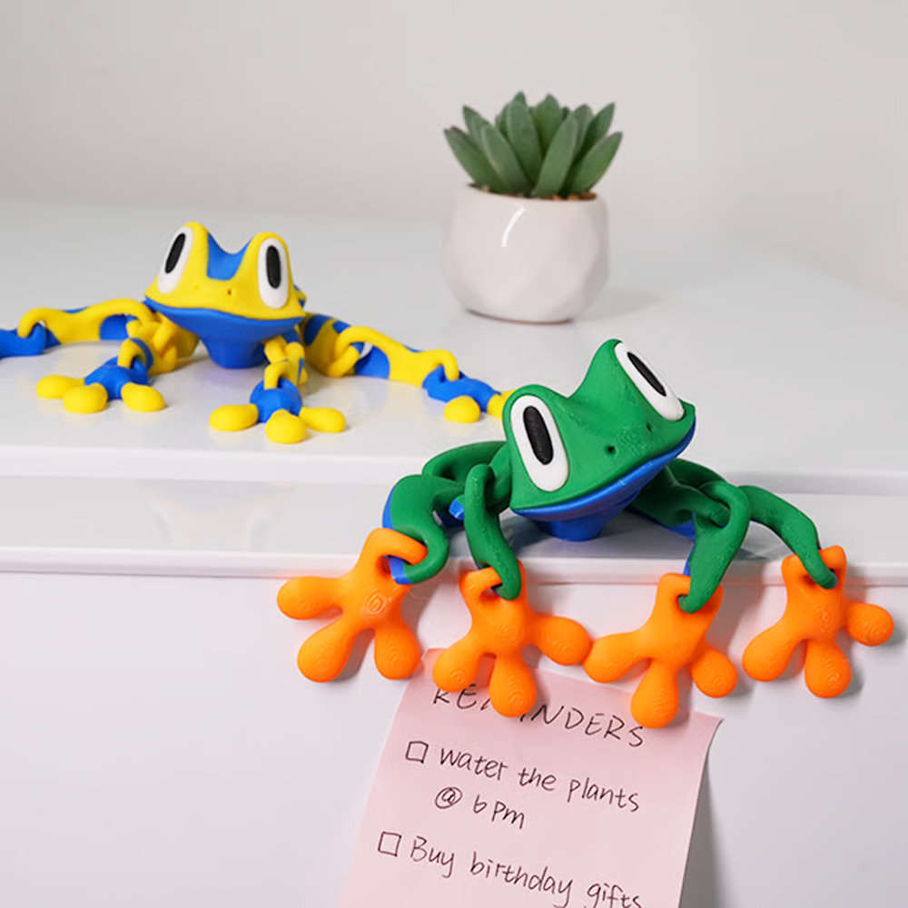🐸 3D Printed Magnetic Frog Refrigerator Magnet🔥