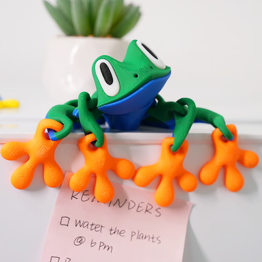 🐸 3D Printed Magnetic Frog Refrigerator Magnet🔥