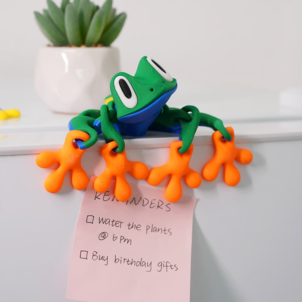 🐸 3D Printed Magnetic Frog Refrigerator Magnet🔥