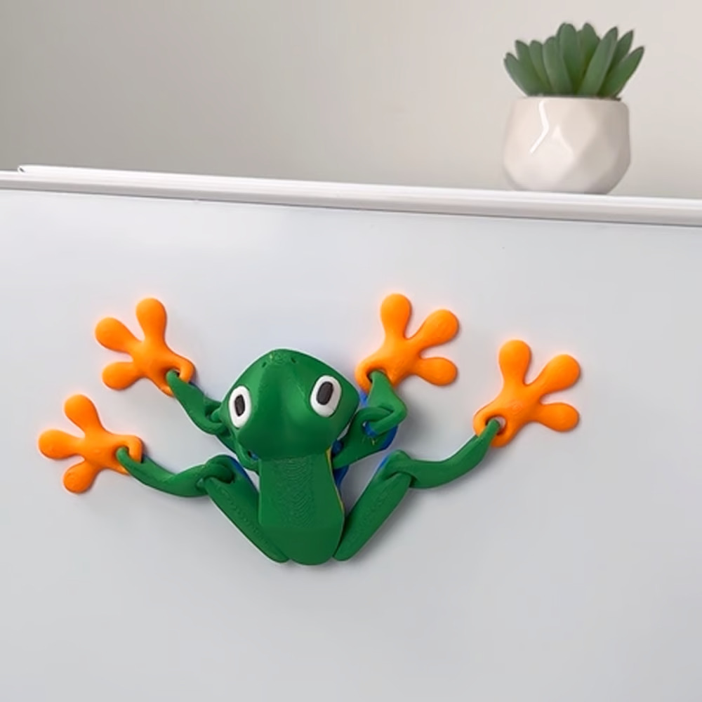 🐸 3D Printed Magnetic Frog Refrigerator Magnet🔥
