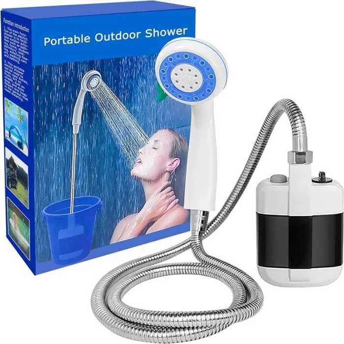 Portable camping shower