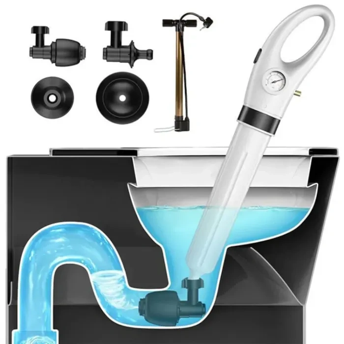 Compressed air drain unblocker
