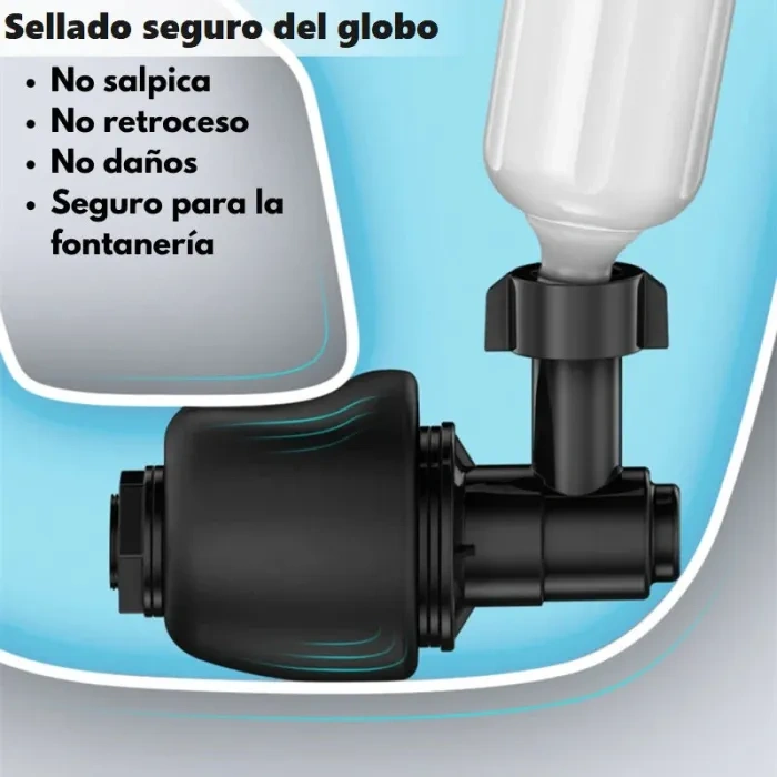 Compressed air drain unblocker