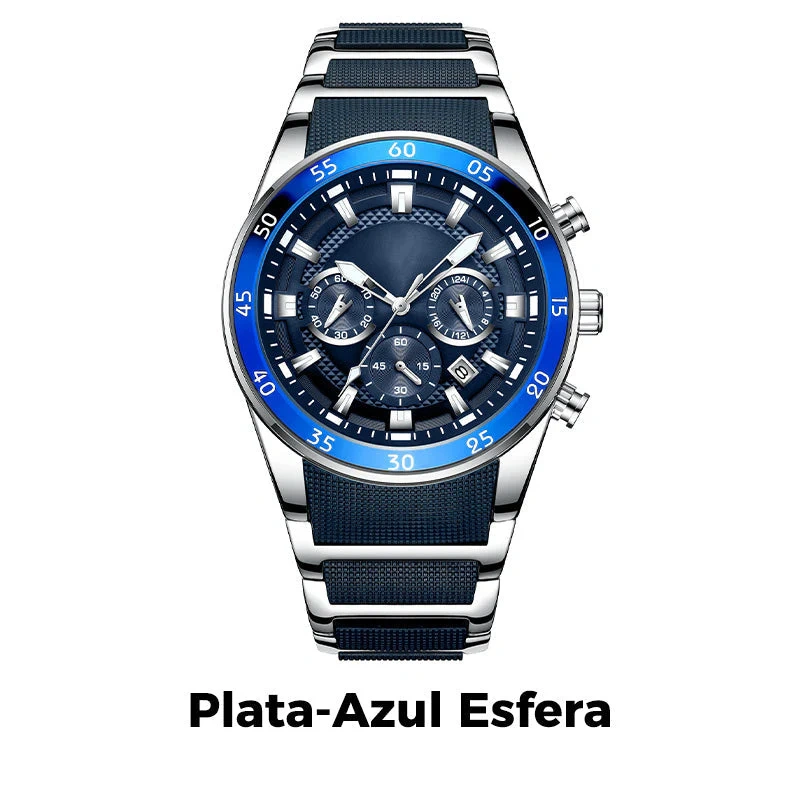 💎Limited-time special offer⌛Luxury Men's Sports Watch – Elegant Black and Gold Chronograph