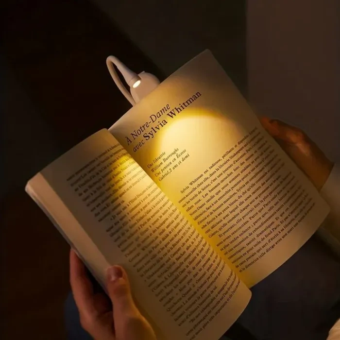 Clip-On LED Reading Light with 3 Modes & FREE Erasable Pen Set
