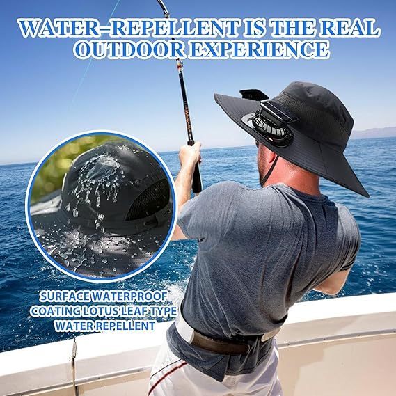 BrisaGear™ Solar Fan Hat