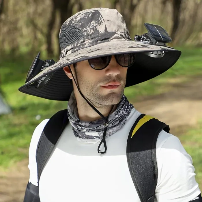 BrisaGear™ Solar Fan Hat