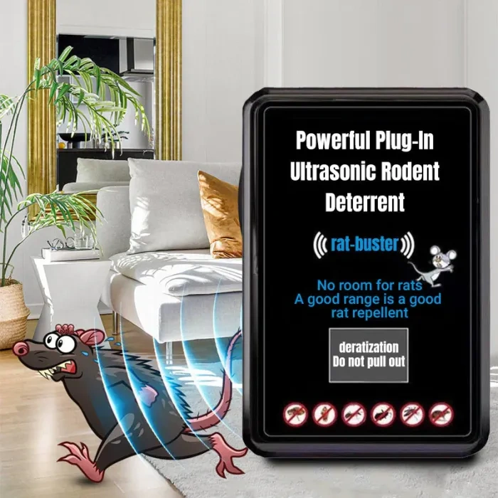💥💥50% off for a limited time 💥💥Powerful Ultrasonic Rodent Repellent - Plug in