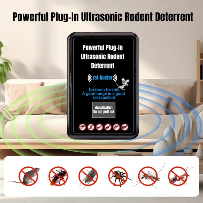 💥💥50% off for a limited time 💥💥Powerful Ultrasonic Rodent Repellent - Plug in