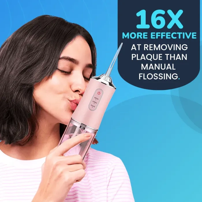 Say Goodbye to Bleeding Gums & Painful Flossing: Clean in 60 Seconds With the LumiSmile Water Flosser