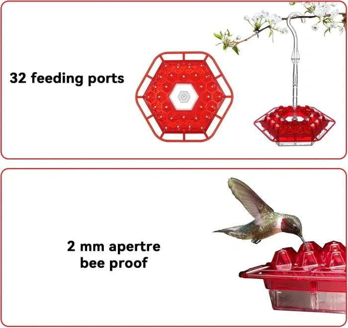 ✨Hummingbird Feeders for Outdoors Hanging