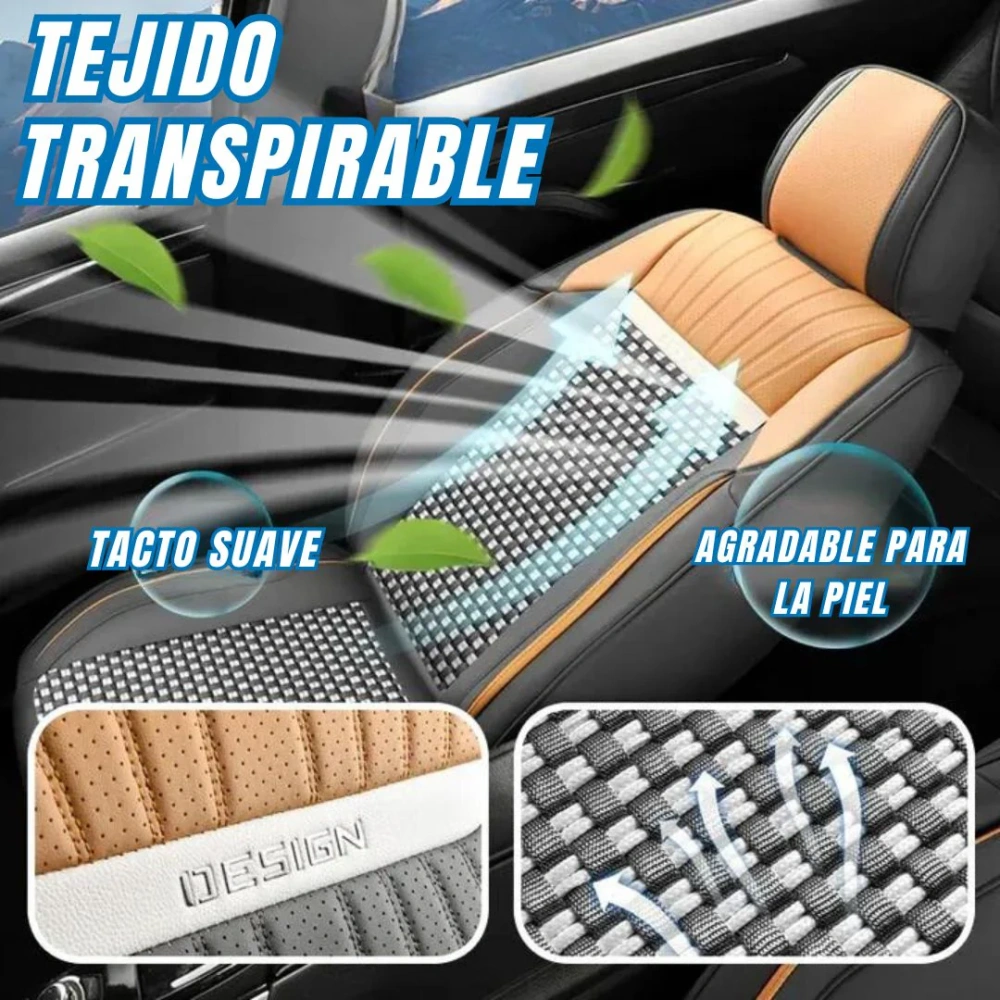 Nox Full Set Universal Breathable Waterproof Vehicle Leather Cover for Cars, SUV