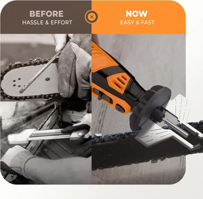 Cordless Electric Chainsaw Sharpener Kit