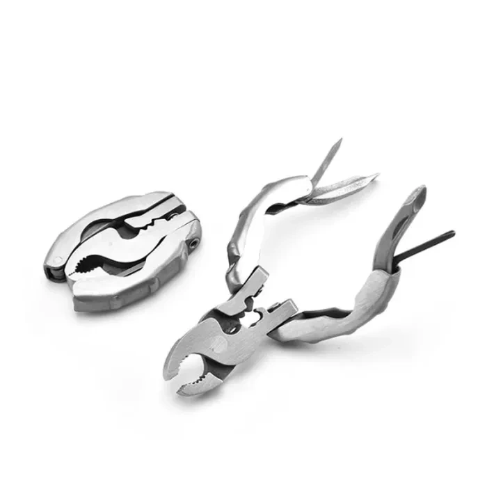 Mini multifunctional tool. 9-in-1 multifunctional pliers screwdriver pocket tool
