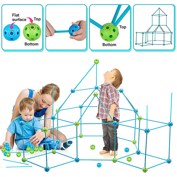 3D MAGIC FORT BUILDING KIT | FORTKID