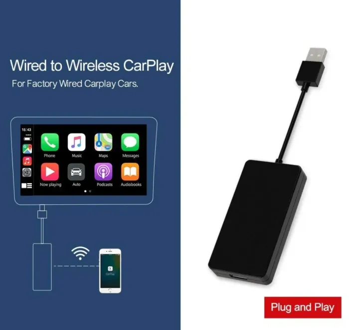 Carplay ＆ Android Auto Adapter - Suitable for All Car Brands