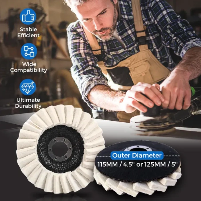 Limited time 50% OFF🎁✨Wool Felt Flap Polishing Disc