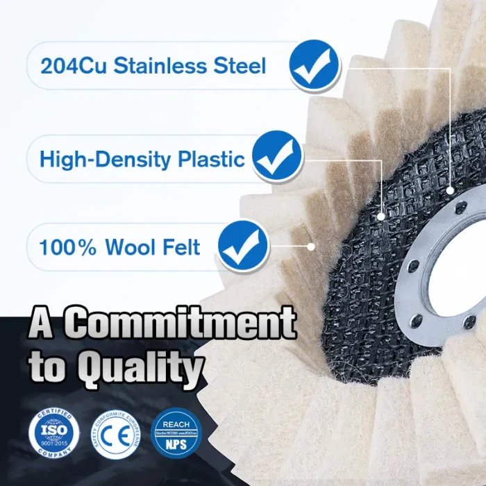 Limited time 50% OFF🎁✨Wool Felt Flap Polishing Disc