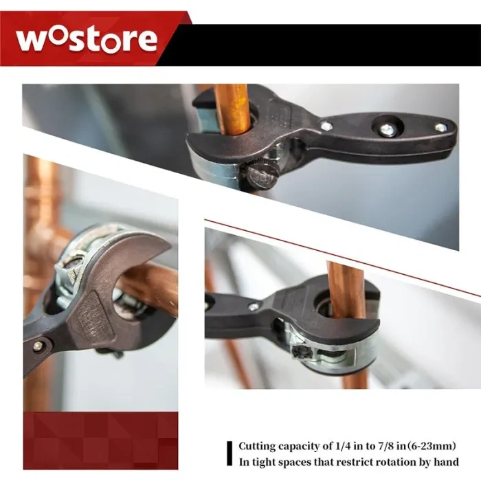 🔥Hot Sale 50% OFF🔥 3-Piece Ratcheting Tubing Cutter Set