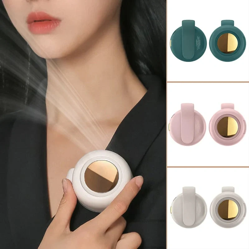 New🎁Hot Sale 50% OFF🔥⏳Small Whirlwind Clip Waist Neck Fan