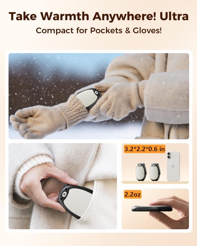 Rechargeable Cute Bear Hand Warmer
