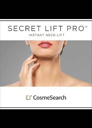 CosmeSearch, Inc. Secret Lift Pro - Instant Neck Lift Tapes and Bands Pre-Assembled Jaw Jowl Neck Tape