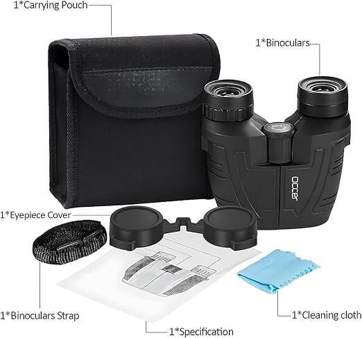 🔥Hot Sale 50% OFF! Occer 12x25 Compact Binoculars for Adults and Kids