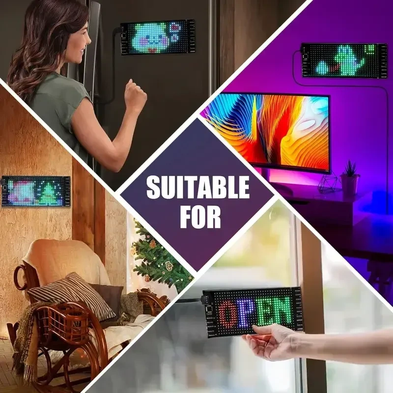 Programmable Flex LED Display with APP & Remote🤠