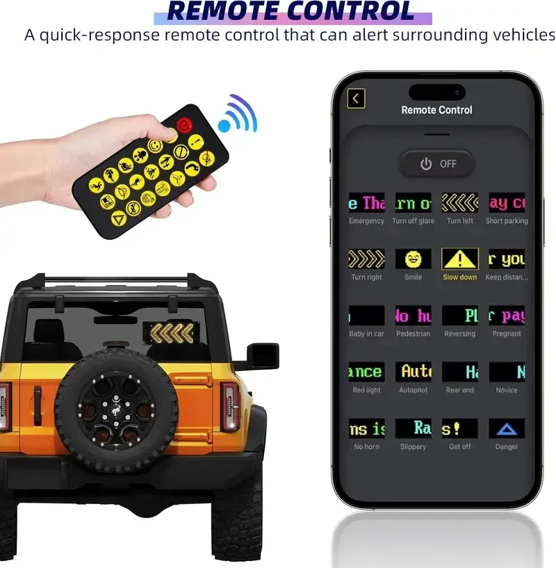 Programmable Flex LED Display with APP & Remote🤠