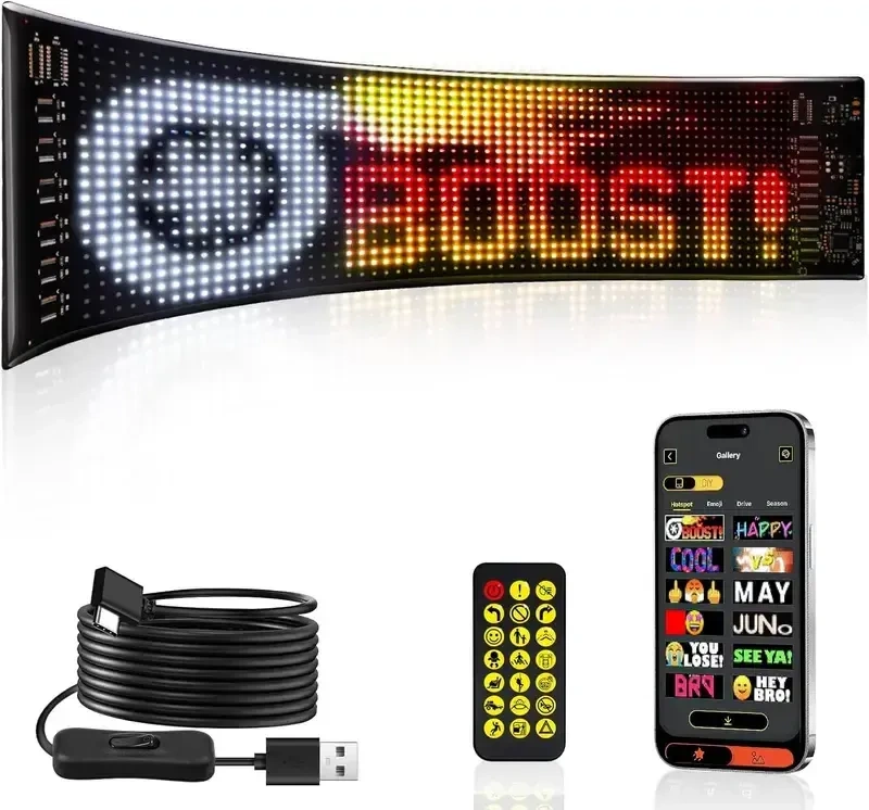 Programmable Flex LED Display with APP & Remote🤠