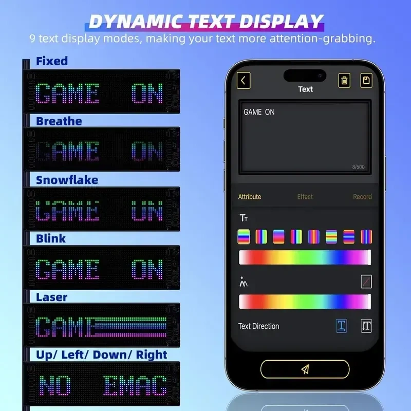 Programmable Flex LED Display with APP & Remote🤠