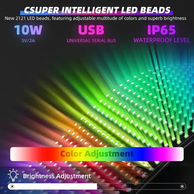 Programmable Flex LED Display with APP & Remote🤠