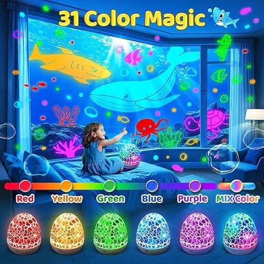 Baby Sound Machine Night Light Projector Kids Christmas Gifts