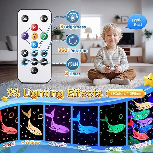Baby Sound Machine Night Light Projector Kids Christmas Gifts