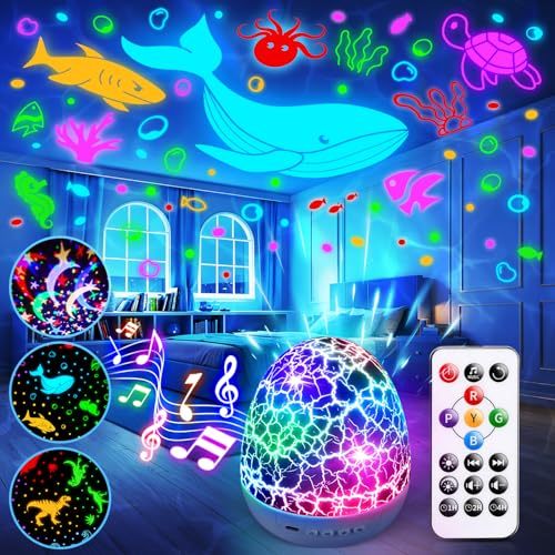 Baby Sound Machine Night Light Projector Kids Christmas Gifts
