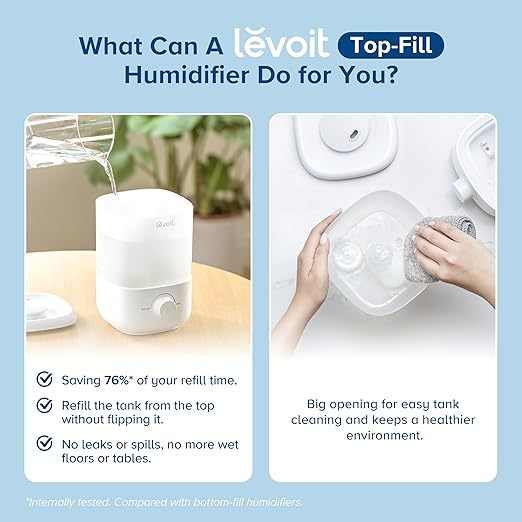 Top Fill Humidifiers for Bedroom