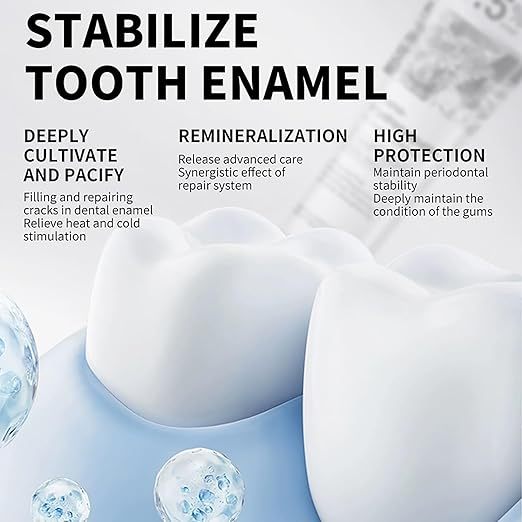 7.5% Hydroxyapatite Toothpaste for Advanced Enamel Protection,Appropriate for Sensitive Teeth,Gentle and Effective Formula,Fresh Mint,4.23 oz