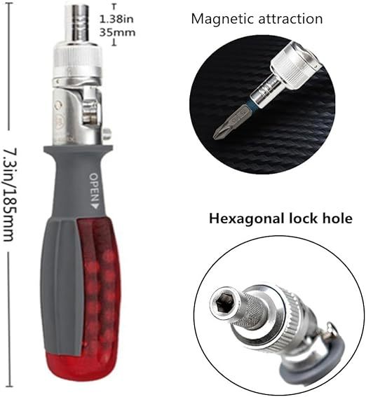 🔥HOT SALE 🔥10 in 1 Multi-Angle Ratchet Screwdriver