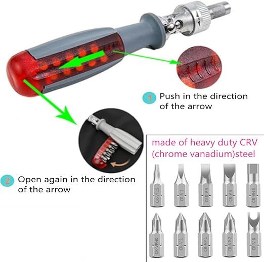 🔥HOT SALE 🔥10 in 1 Multi-Angle Ratchet Screwdriver
