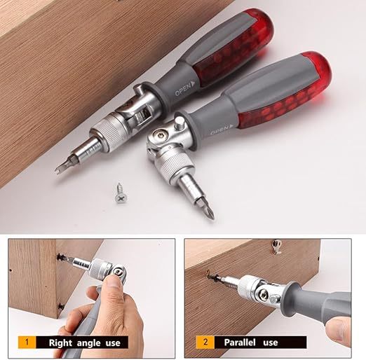 🔥HOT SALE 🔥10 in 1 Multi-Angle Ratchet Screwdriver