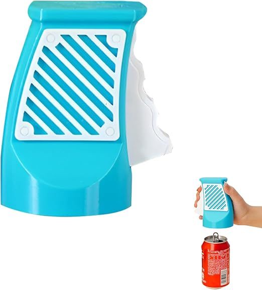 3D Printed Soda Can Opener – One-Hand Can Opener for Soda, Beer, and Beverage Cans, Ergonomic Handle for Easy Opening, Nail-Friendly