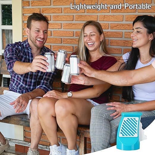 3D Printed Soda Can Opener – One-Hand Can Opener for Soda, Beer, and Beverage Cans, Ergonomic Handle for Easy Opening, Nail-Friendly