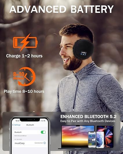 Thanksgiving Giveaway Season!!! Wireless Bluetooth Heated Earmuffs