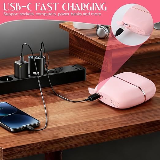 💥💥💥 Limited Time 50% Off 💥💥💥 Mini Hair Straightener, Portable Electric Straightening Comb 30-Second Rapid Heating, Rechargeable Thermal Comb Travel Wireless Straightening Comb