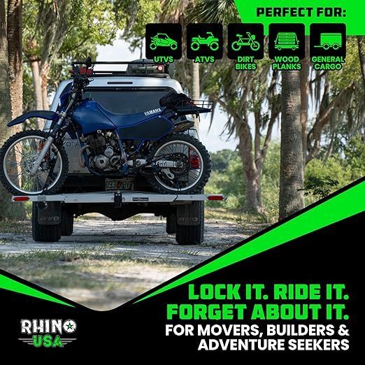 ⏰⏰⏰Last chance to grab a bargain! ⏰⏰⏰Self-locking ratchet straps  - Patented heavy-duty cargo straps maintain tension even when loads shift - Ideal for motorcycles, ATVs, UTVs, trucks, general cargo, and more
