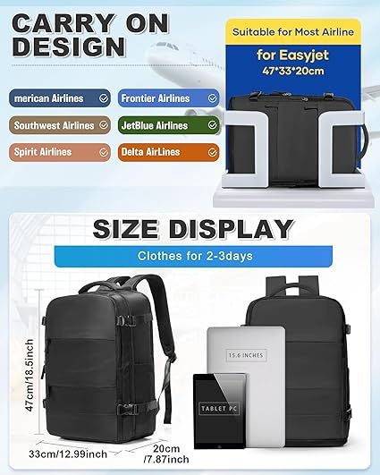 🔥🔥🔥 Limited-Time Sale: Up to 50% Off! Vacuum-Sealed Backpack Travel Set 🔥🔥🔥