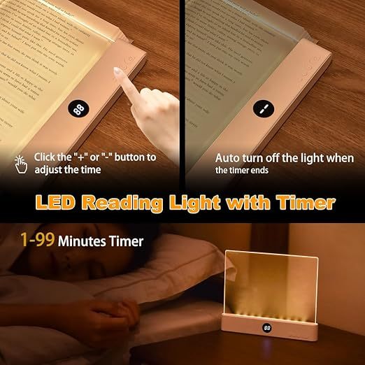 🔥 Flash Sale | Top Sellers Now 50% Off 🔥 Rechargeable Transparent LED Tablet Reading Light