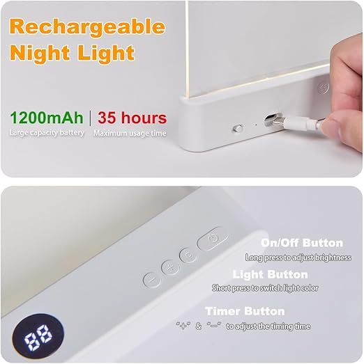 🔥 Flash Sale | Top Sellers Now 50% Off 🔥 Rechargeable Transparent LED Tablet Reading Light