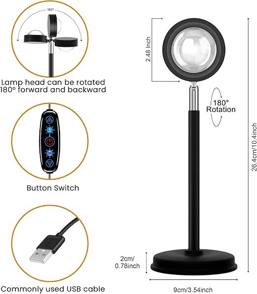 🔥🔥🔥 Limited Time Offer: Sunset Lamps, Sunset-Themed Lamps, Ambiance Lamps, Bedroom Night Lights Starting at 50% Off 🔥🔥🔥
