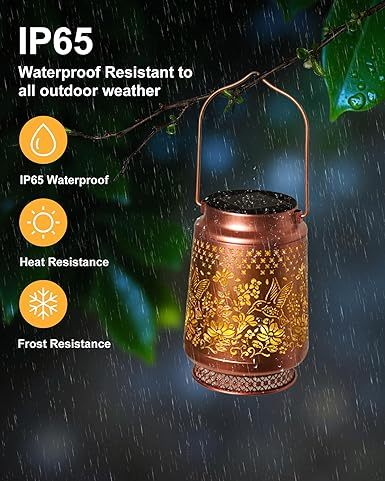 ⭐⭐⭐Christmas Gift Recommendation: Hummingbird-Shaped Solar Lantern⭐⭐⭐